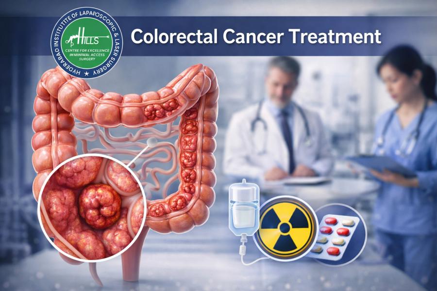 Colorectal cancer treatment in Hyderabad by colon cancer surgeon Dr. N. Subrahmaneswara Babu at Hills Gastro & Onco Care