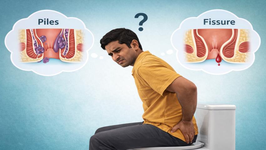 How to know if it’s piles or fissure showing difference between hemorrhoids and anal fissure symptoms